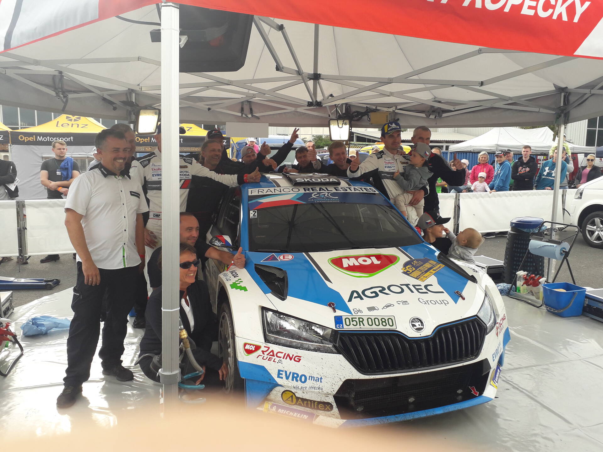 Honza Kopecký vyhrál Barum Rallye