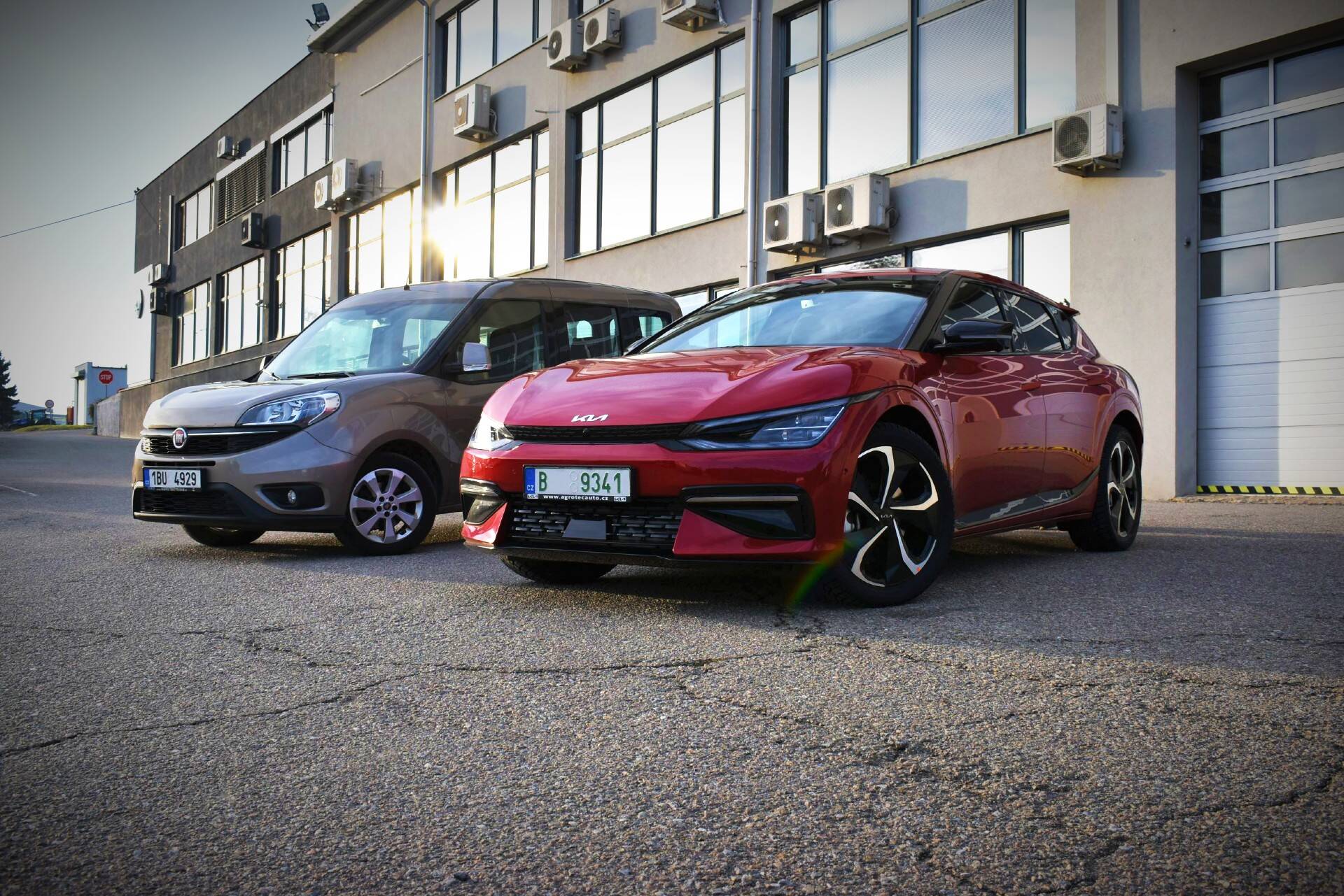  Srovnání KIA EV6 a FIAT Dobló