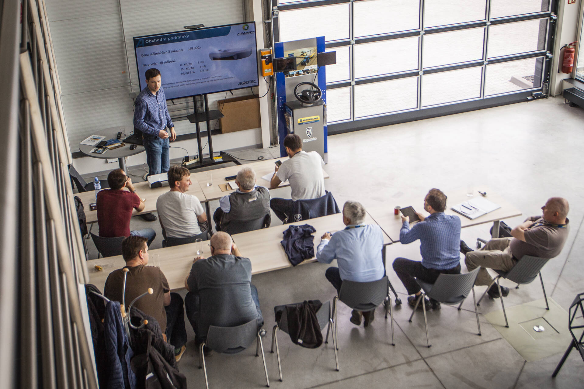 První školení po Covidové době. Infuze do žil obchodníků