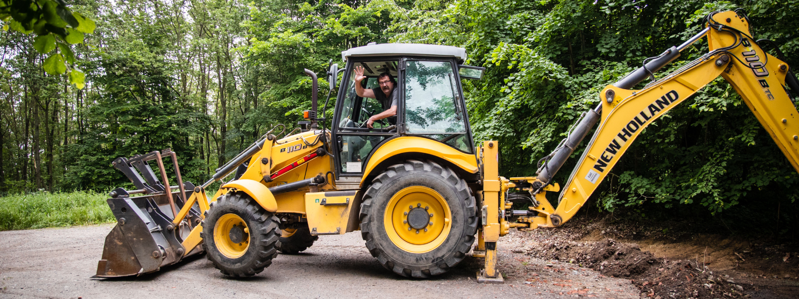 „Nedejbože, aby přišly bouřky,“ říká údržbář Eda Pohl. Stará se o lesní rally trasy