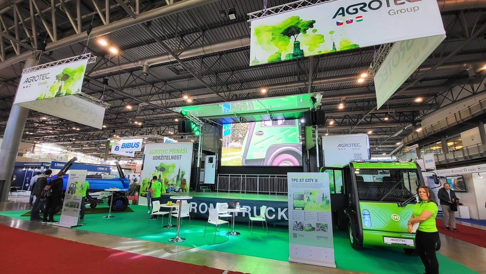 I na strojíráku je zájem o Zelený AGROTEC. Návštěvníky zajímá hlavně Bakus