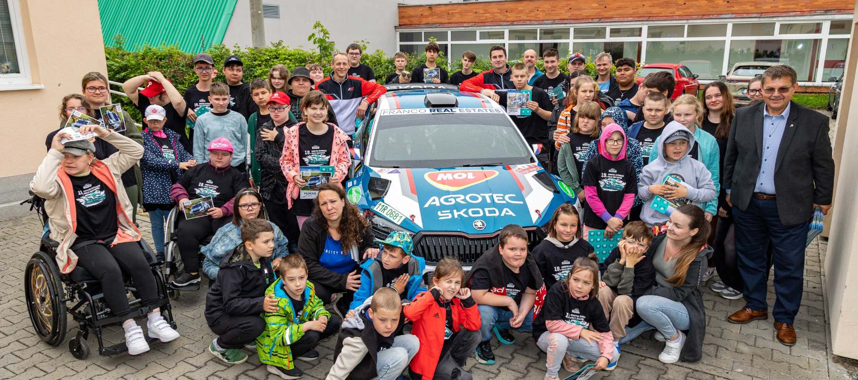 Domácí rally team navštívil žáky praktické školy v Hustopečích
